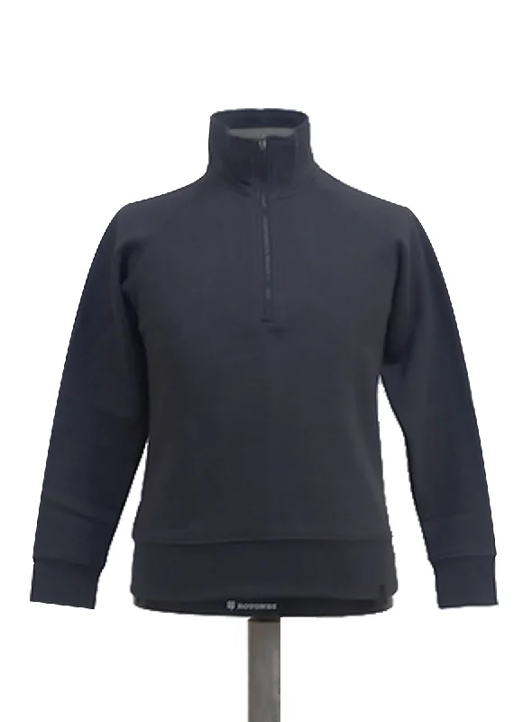 Ladies Zipper - Woolen Fleece Grey Plain