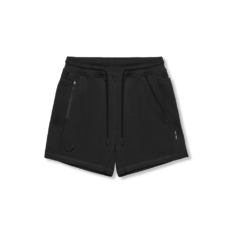 0867. Tech-Terry™ Sidelock Sweat Short - Black