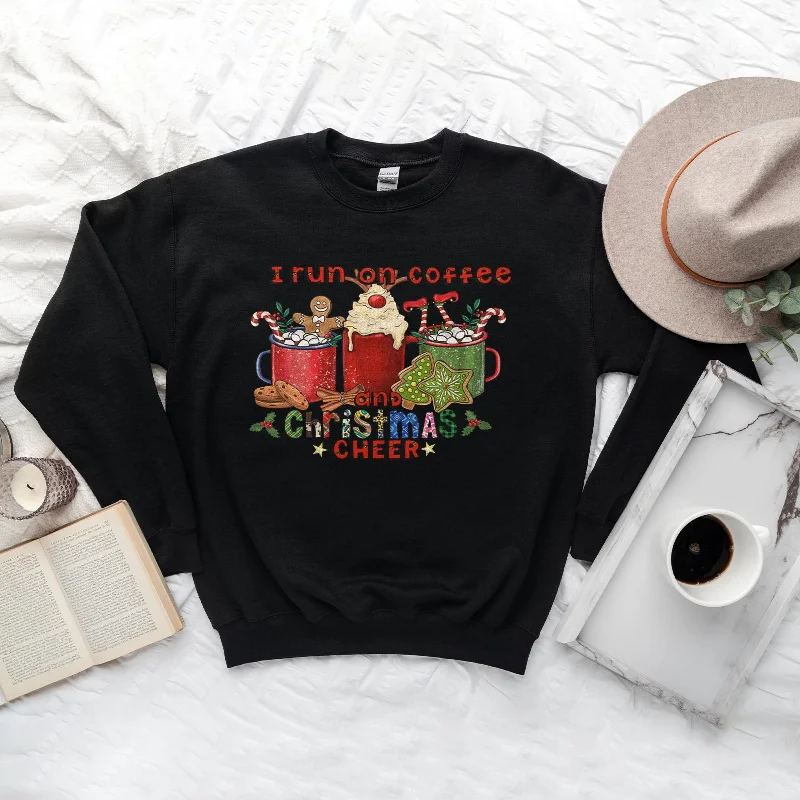 I Run On Coffee And Christmas Cheer Sweatshirt