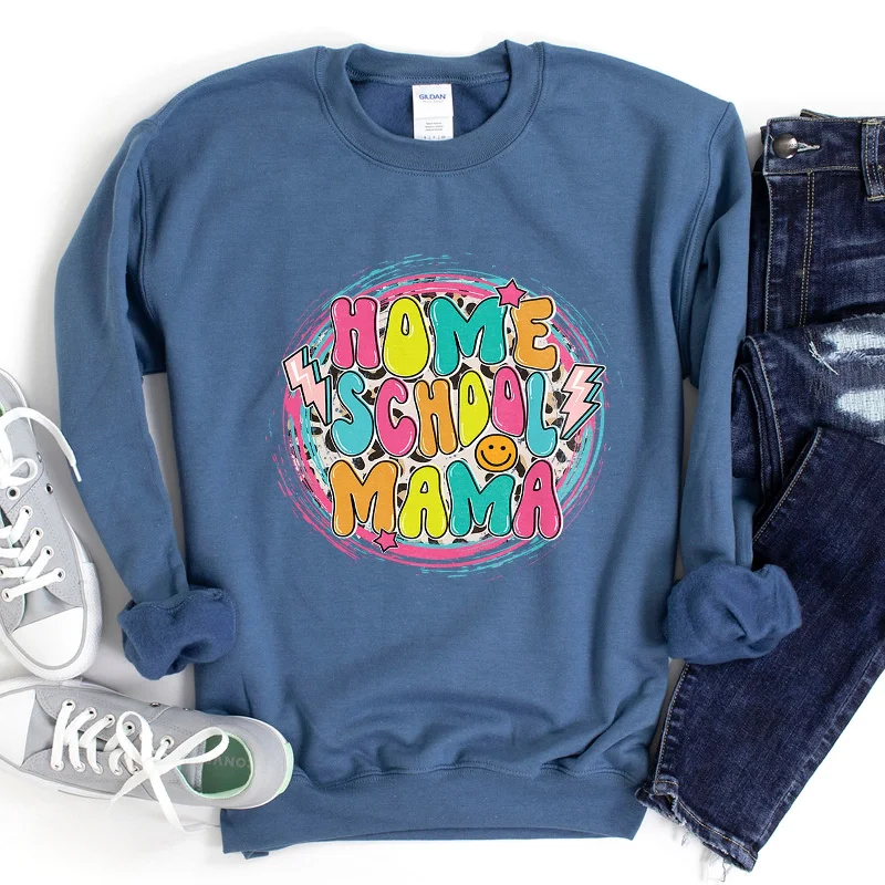 Homeschool Mama Retro Sweatshirt