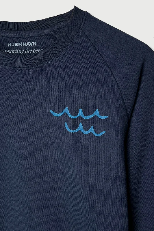 Sweat "The Waves" - Navy