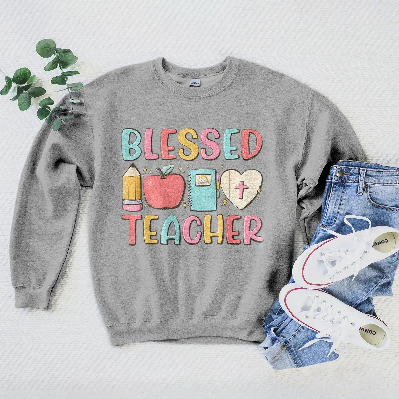 Blessed Elementary Teacher Sweatshirt