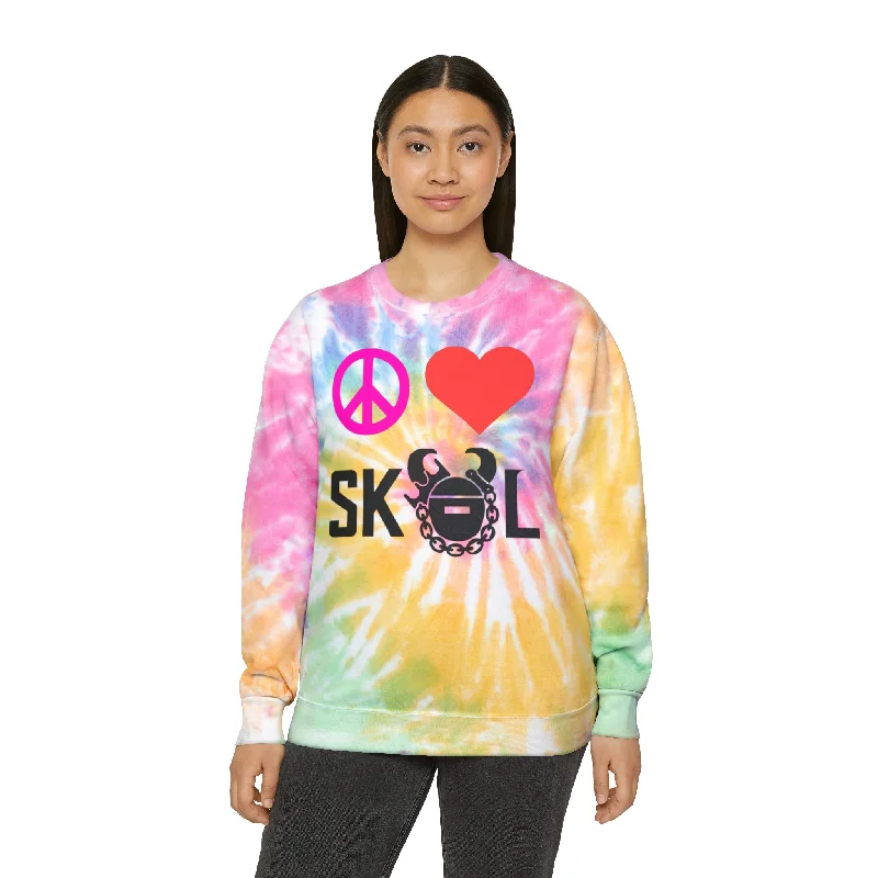 Tie-Dye Crewneck - Peace & Love