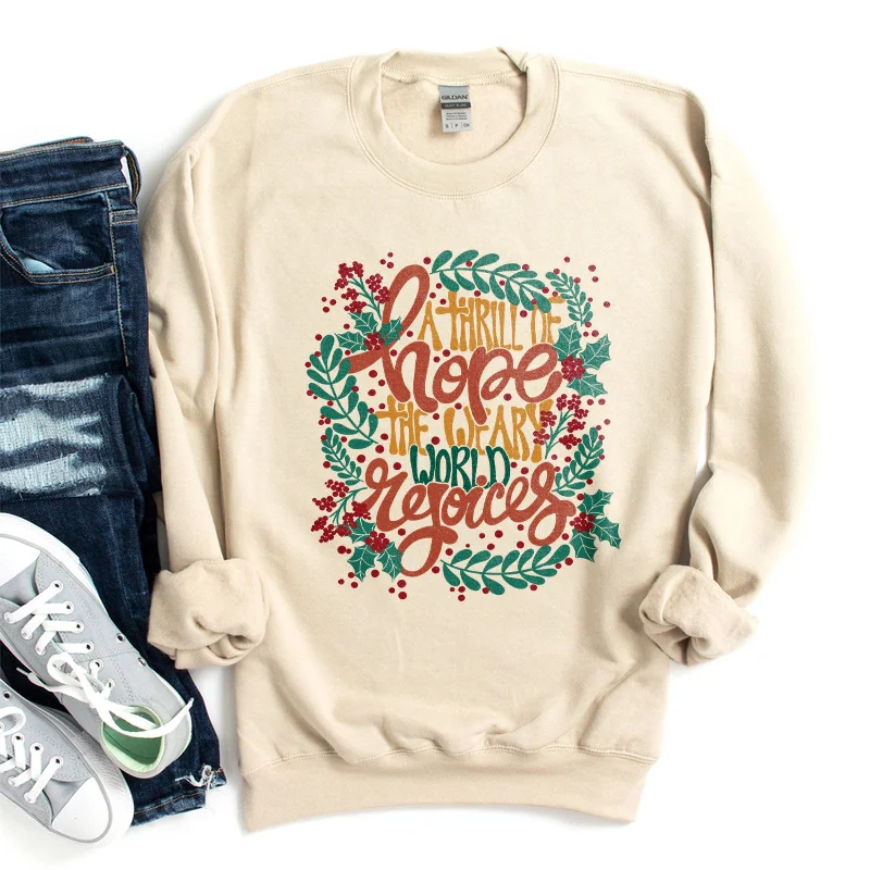 A Thrill of Hope Nativity Sweatshirt