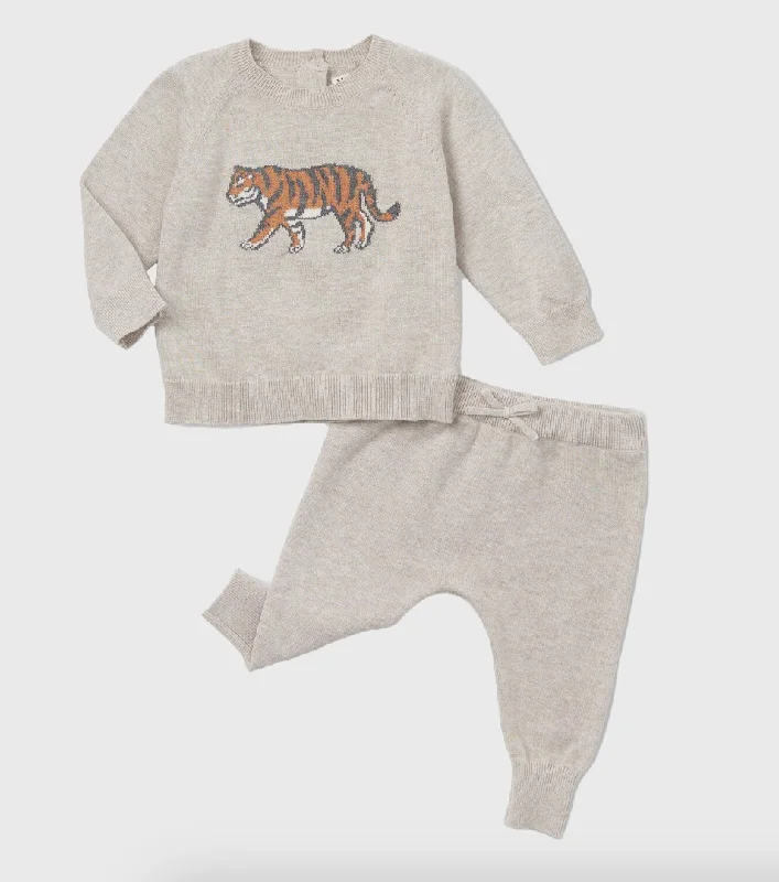 Little Tiger Raglan Pull Over Set