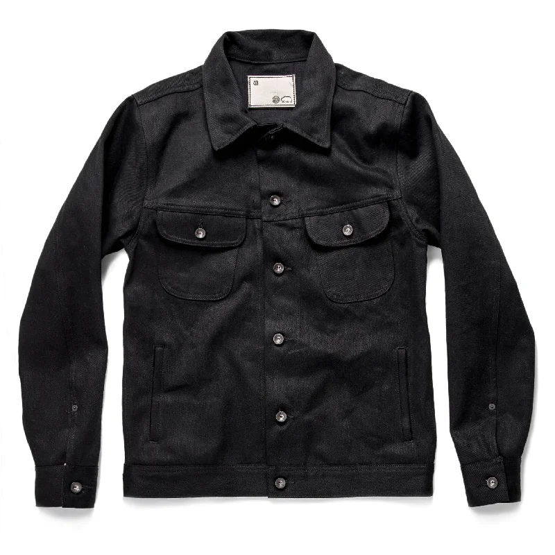 The Long Haul Jacket in Kuroki Mills Black Selvage