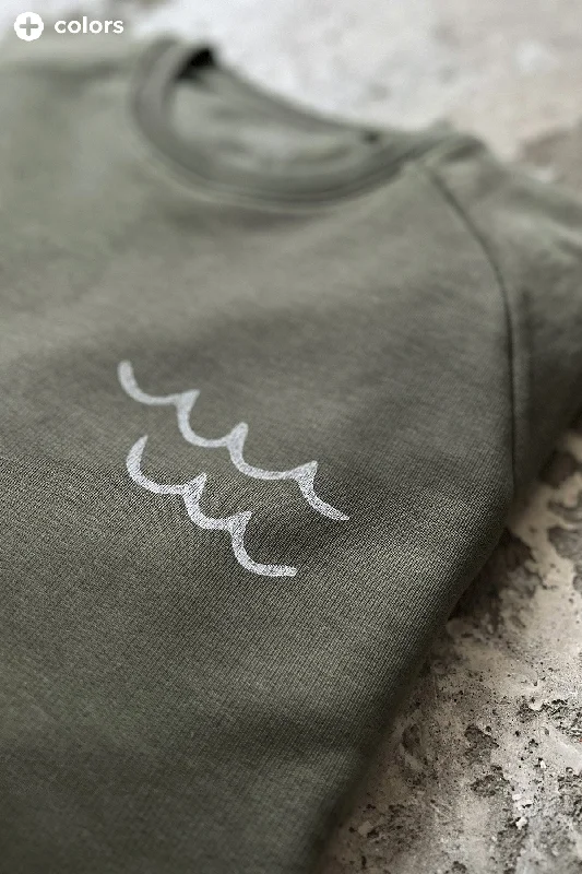 Sweat "The Waves" - Khaki