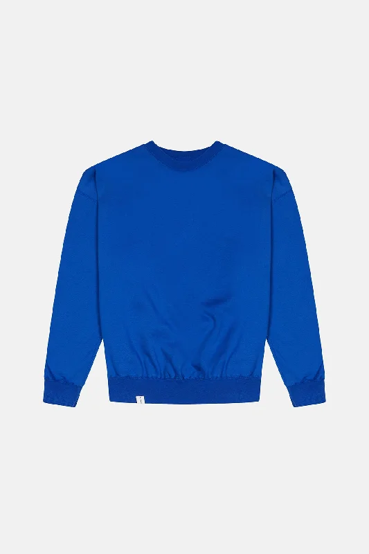 Teddy Çift Taraflı Sweatshirt - Saks Mavi