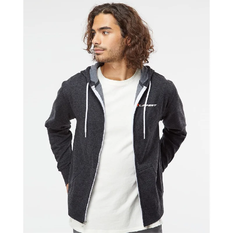 Independent Full Zip Hoodie - Charcoal Heather