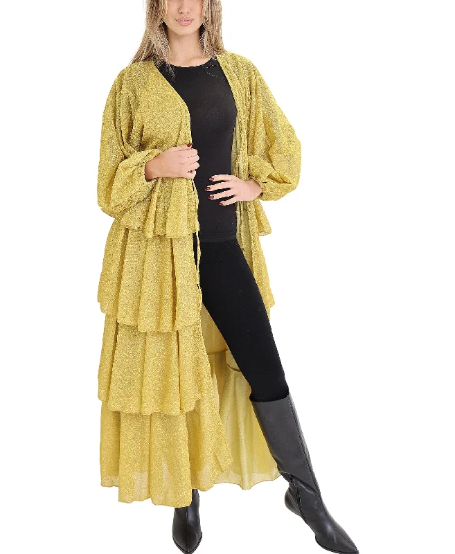 Lurex Shimmer Tiered Duster