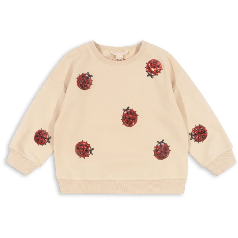 Konges Sløjd Ladybug Glitter Lou Ladybug Glitter Sweatshirt Ocs