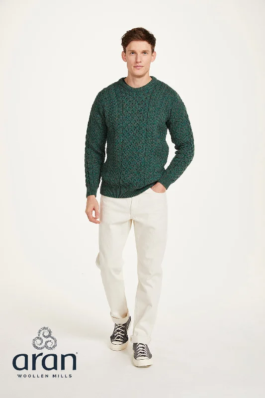 Aran - Traditional Sweater - Green