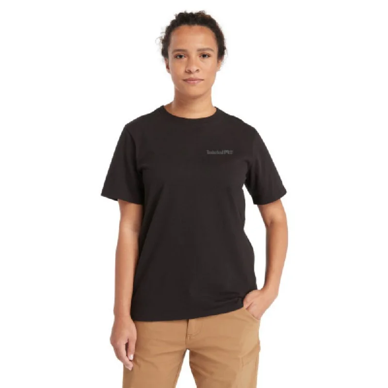 Women's Timberland PRO® Cotton Core Short-Sleeve T-Shirt TB0A6D7X001 - Black