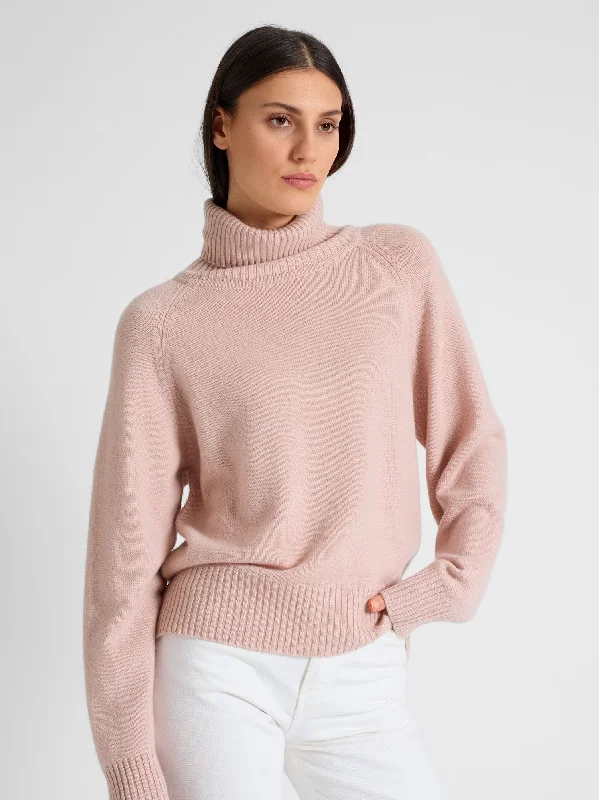 Cashmere sweater "Milano" - rose glow