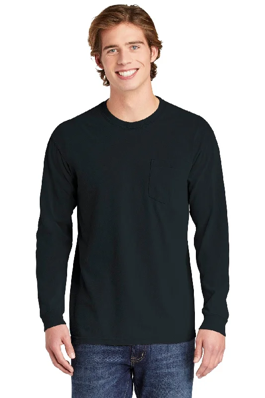 COMFORT COLORS Heavyweight Ring Spun Long Sleeve Pocket Tee. 4410