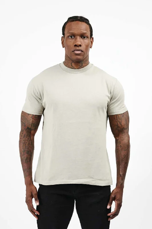 PREMIUM BASICS T-SHIRT - CONCRETE