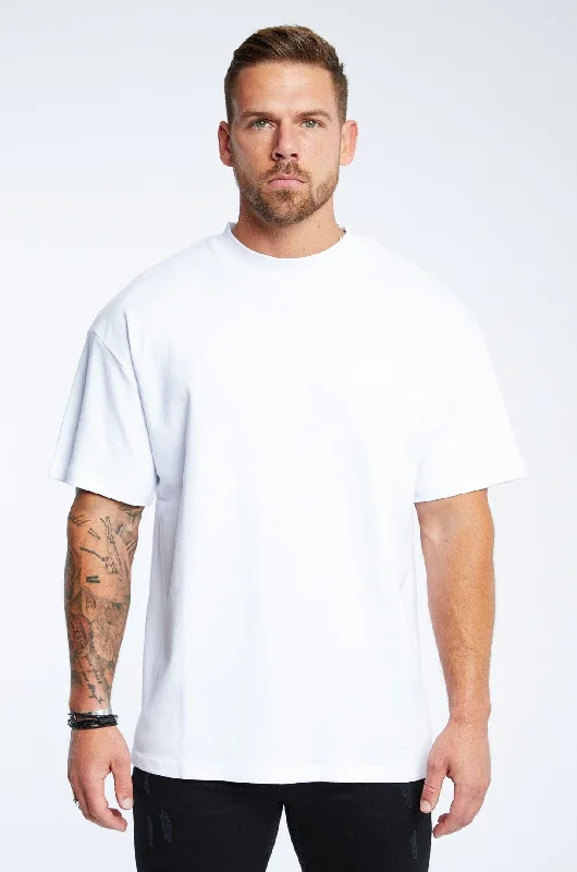 LEGEND* BASICS OVERSIZED T-SHIRT - WHITE