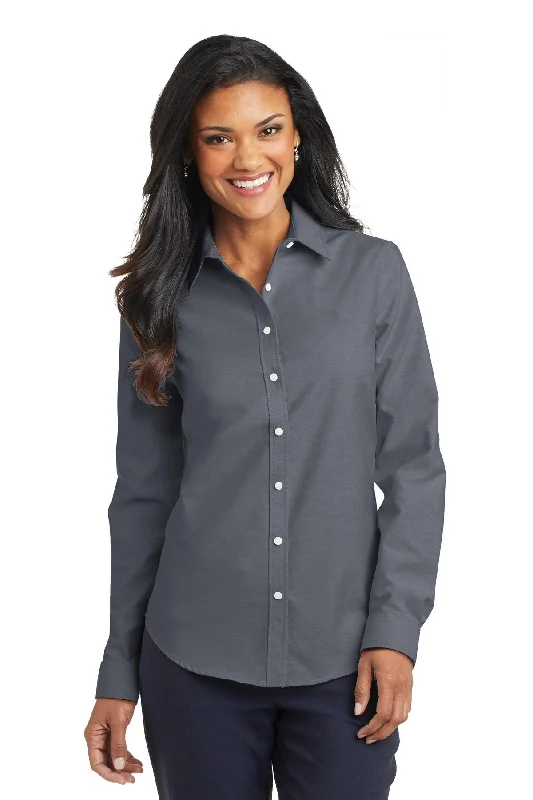 Port Authority Ladies SuperPro™ Oxford Shirt. L658