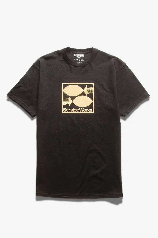 Service Works - Turbot Tee - Black