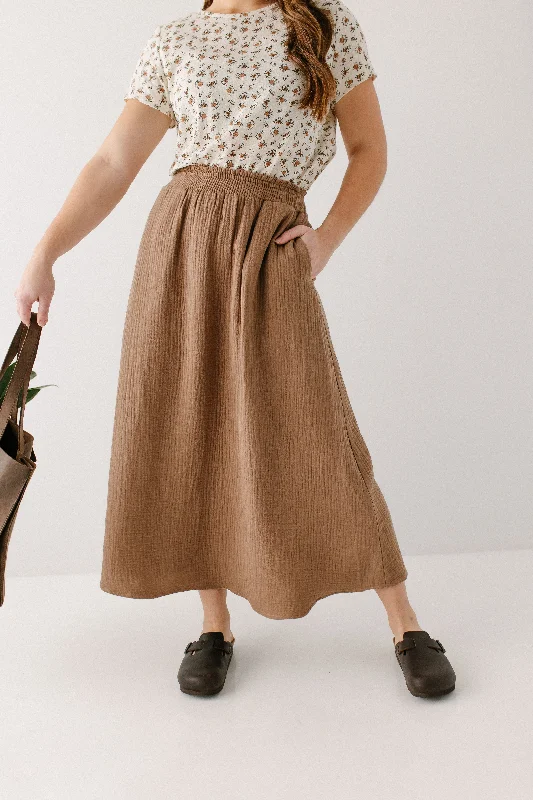 'Jane' Cotton Gauze Maxi Skirt FINAL SALE