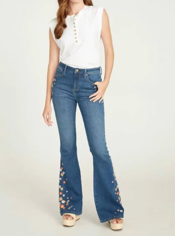 Kelly Citrus Boot Cut Jean In Blue